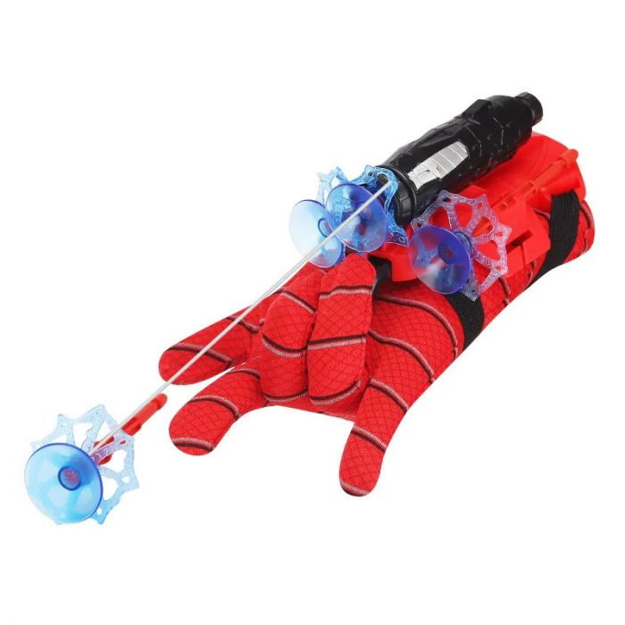Іграшка перчатка рукавичка супергероя людина павук Spiderman (Спайдермен) відео в описі та подарунок (46398)