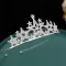 Діадема (тіара) корона A-37 колір срібро (silver), матеріал метал 164064 tiara