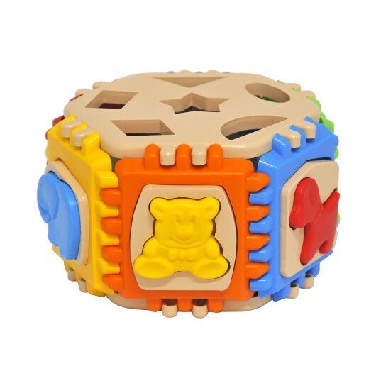 Дитяча іграшка розвиваючий куб сортер Аnimals 32 ел., арт.39788, ТМ Tigres