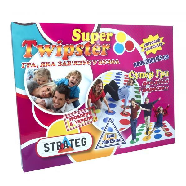 Розважальна спортивна гра супер твістер 11386 Super Twipster для дітей та дорослих