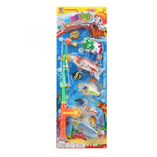 Дитяча іграшка риболовля 555-50 вудка рибки планшет 38*15см