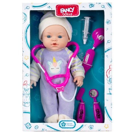Дитяча іграшка лялька пупс 30 см набір лікаря PU11 FANCY DOLLS