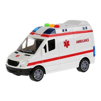 Дитяча іграшка машинка швидка допомога Big Motors RJ6689A із ефектами