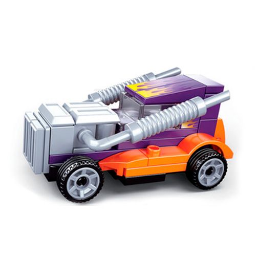 Дитяча іграшка конструктор "Power Bricks": Машина інерційна фіолетова, 48дет. SLUBAN M38-B0888H