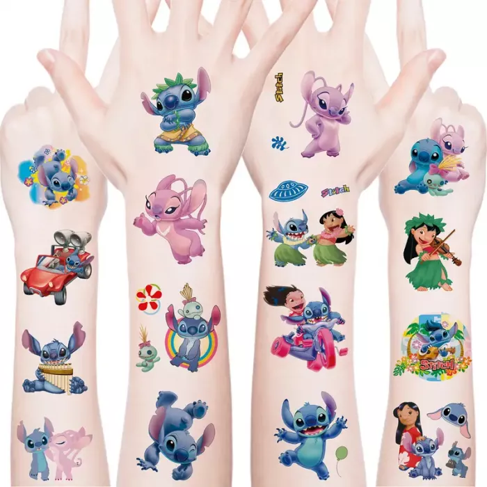 Наліпка тимчасове татуювання Стіч (Stitch) 3714 Наліпка тимчасове татуювання Стіч (Stitch) 3714