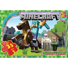 Пазли ТМ G-Toys із серії Minecraft Майнкрафт 35 елементів MC773