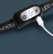 Ліхтарик налобний USB LED з ввбудованним акумулятором та датчиком руху 141898