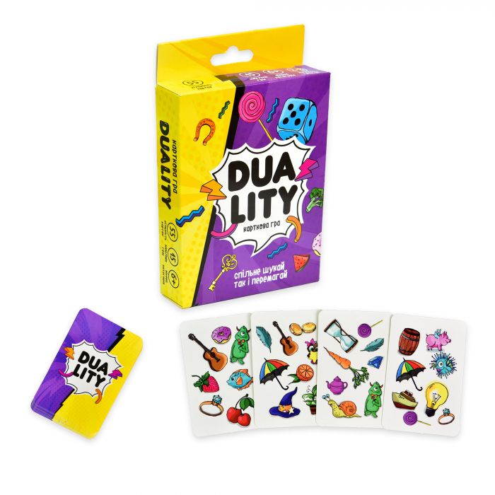 Настільна гра 30958 (укр) "Duality", ( Вік 6+) в кор-ці 14,2-9.3-2.3см