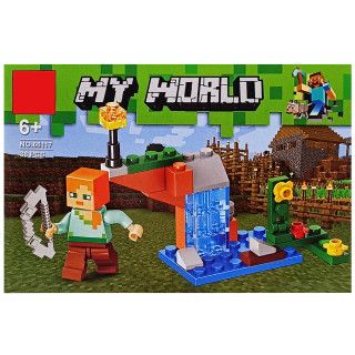 Дитяча іграшка конструктор для складання кімнати з гри Майнкрафт Minecraft 38-40 деталей (4366) 8 видів, ціна за 1 шт