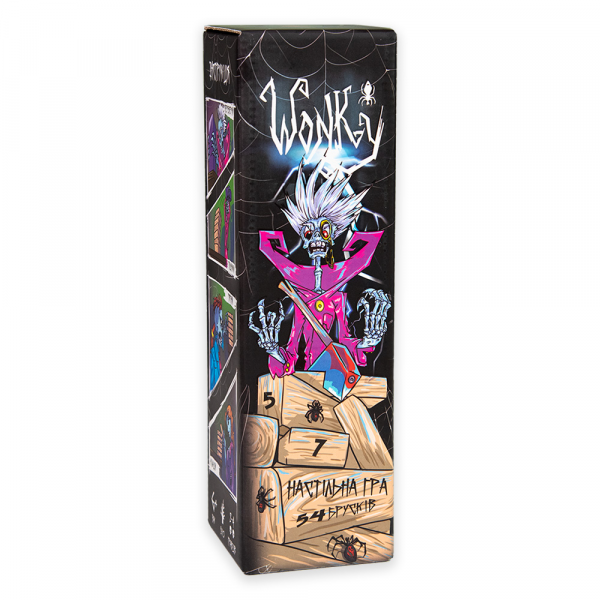 Настільна гра джанга Jenga дженга 48 брусків Wonky дерев'яна ( вІК 8+)  (30358) Настільна гра джанга Jenga дженга 48 брусків Wonky дерев'яна ( вІК 8+)  (30358)