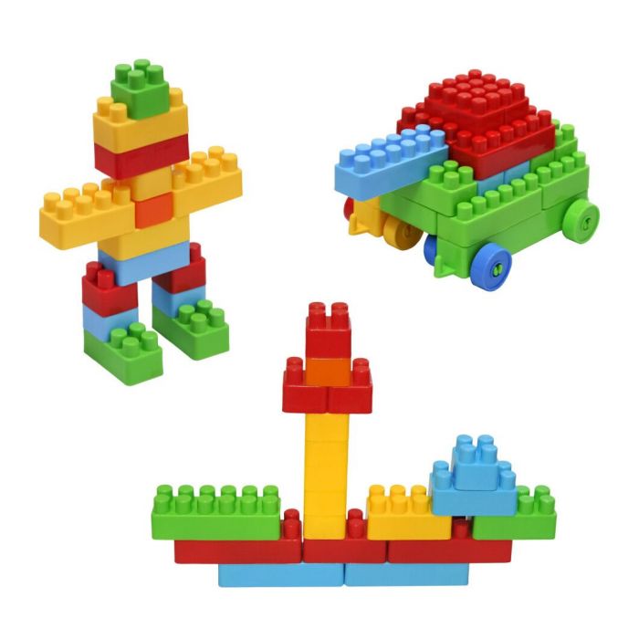 Дитяча іграшка конструктор великі деталі 50 елементів Mini Blocks 39981 Тигрес