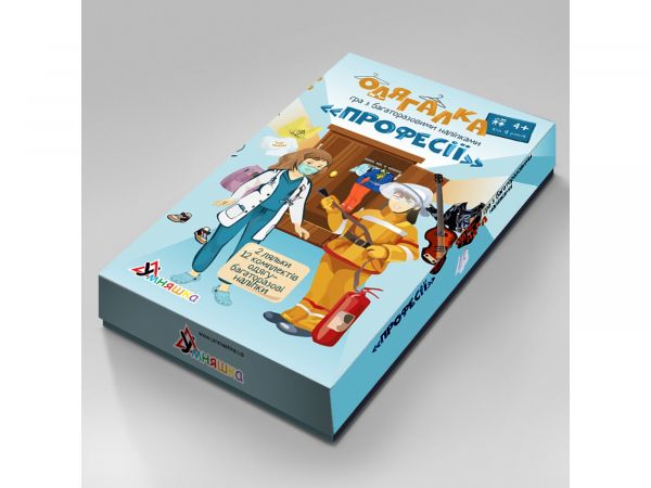 Гра навчальна з багаторазовими наліпками "Одягалка "Профессії" 1890 Гра навчальна з багаторазовими наліпками "Одягалка "Профессії" 1890