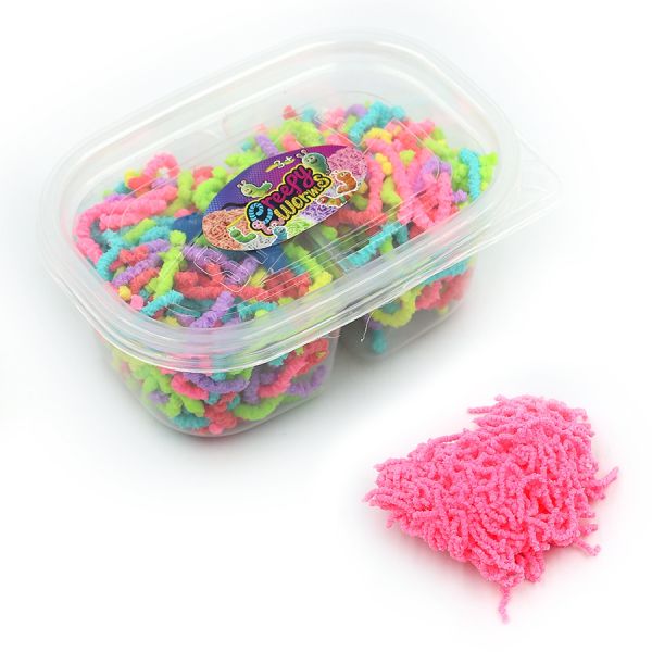 Силіконові черв'ячки-антистрес (Magic Worms Stretch) 80 грам, в пластиковому боксі