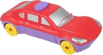 Дитяча іграшка для малюка машинка - магнітний конструктор (1220 keyu) світло, звук, рух