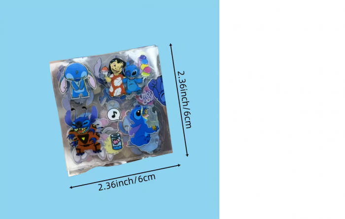 Наліпка Стіч (Stitch), ціна за 1 аркуш (3996)