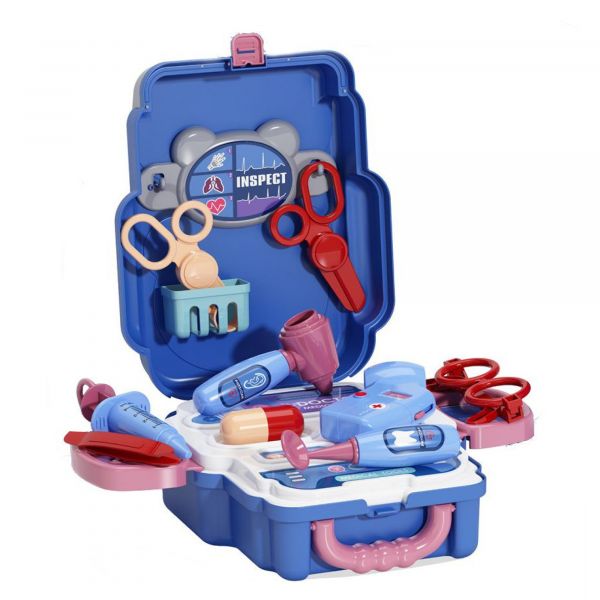 Дитяча іграшка набір лікаря у валізі , 17 деталей 688-101A