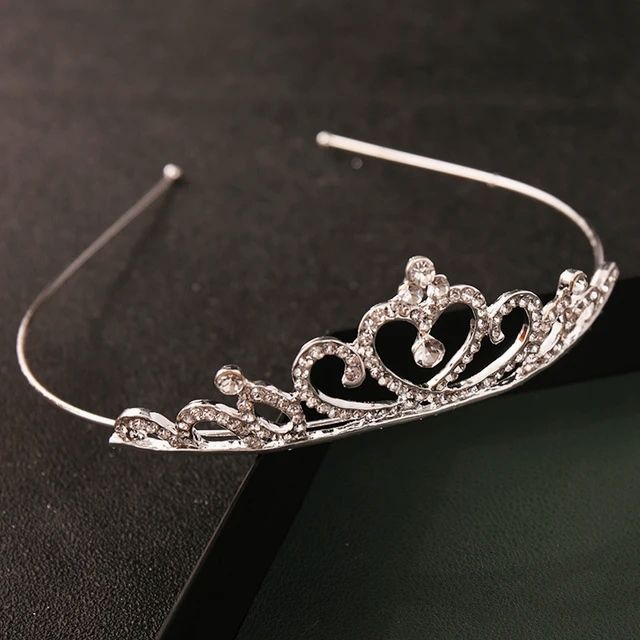 Діадема (тіара) у вигляді корони A-20 колір золото, матеріал метал