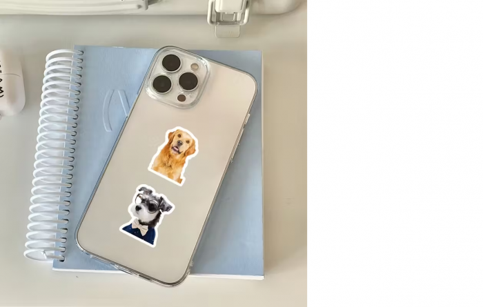 Дитяча іграшка наліпки веселі песики набір 100 шт (3999) ціна за набір