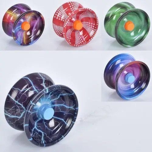 Дитяча іграшка антистрес головоломка йо-йо MR 1068 металева, 5 кольорів, кул., 12-10-3,5 см.