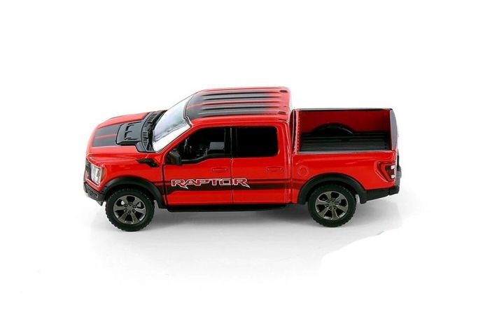 Дитяча іграшка машинка KT5436WF FORD F-150 RAPTOR (2022) метало-пластиковий корпус (червоний, зелений)