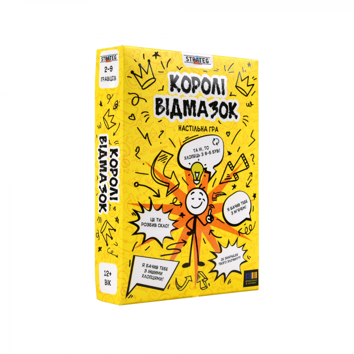 Настільна гра Strateg Королі відмазок ( Вік 12+)  (30945)