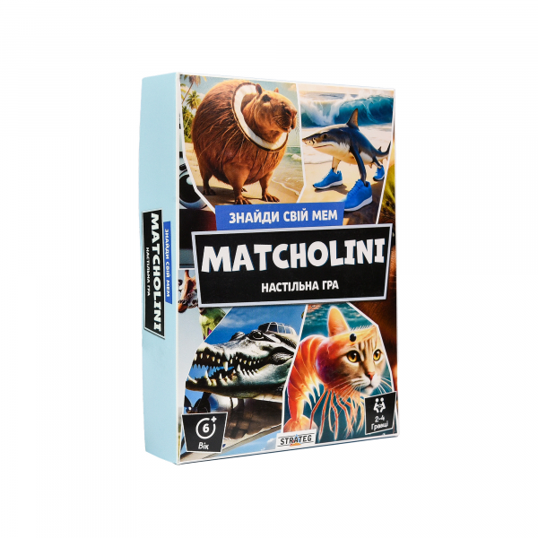 Настільна гра:" MATCHOLINI" (Мачоліні) Вік 6+  (30919) Настільна гра:" MATCHOLINI" (Мачоліні) Вік 6+  (30919)
