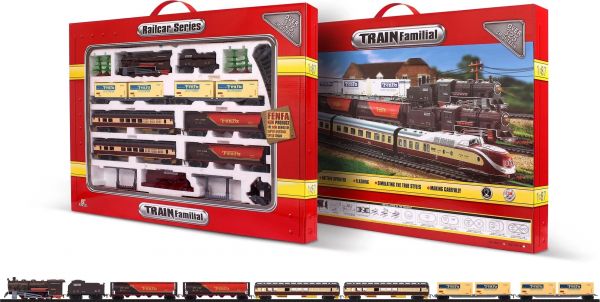 Дитяча іграшка залізна дорога (залізниця) 325 см, FENFA 1601А,В , маштаб 1:87, світло та звук (2 види)