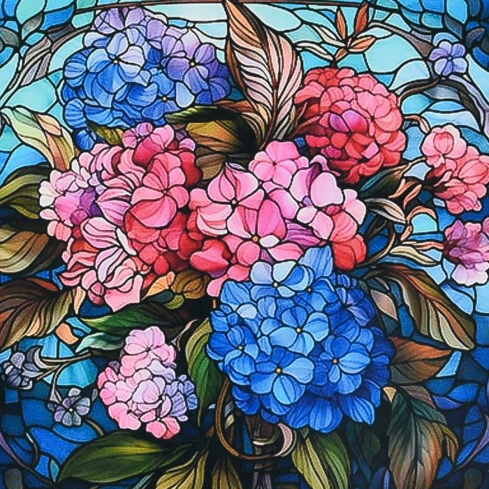 Набір для творчості алмазна вишивка картина мозаїка квіткова палітраStrateg розміром 30х30 см DEEX16292