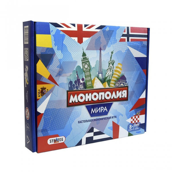 Настільна гра монополія світу LUX 7007 Настільна гра монополія світу LUX 7007