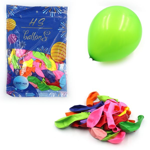 Надувні кулі Стандарт 10 1,5гр, 100шт mix8 DSCN9229 