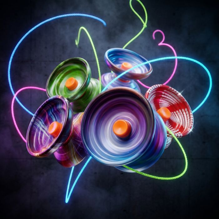 Іграшка-головоломка йо-йо Gravi-Spin (Граві-Спін), корпус метал, 4 варіанти кольорів