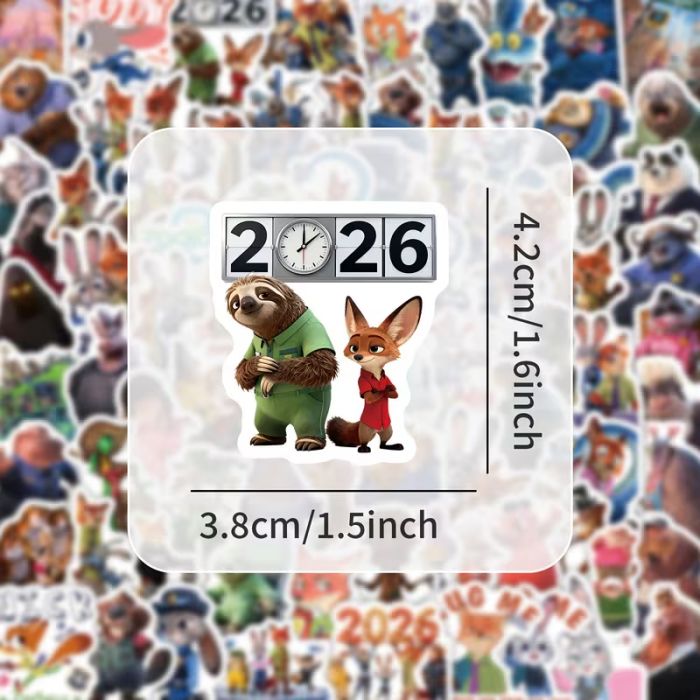 Наліпка Зоотрополіс Movie Zootopia, набір 103 шт (4513)