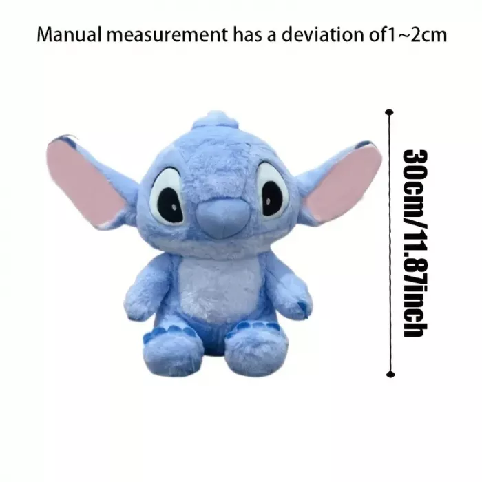 М'яка іграшка плюшева Стіч (Stitch) блакитний, 27 см (48129)