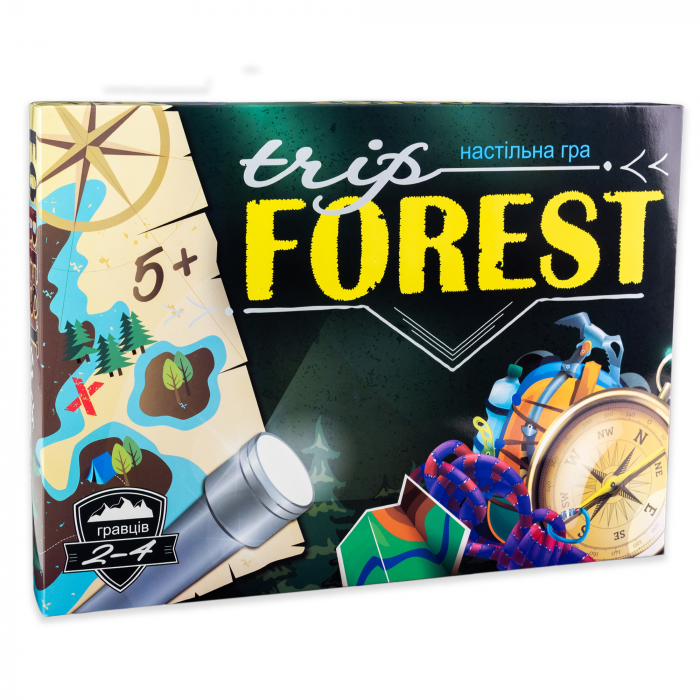 Дитяча іграшка гра настільна 30553 Trip Forest бродилка українською мовою ( Вік 5+)