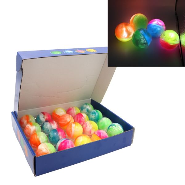 Куля стрибун світиться Асорті 4,5см 9712-4.5  Куля стрибун світиться Асорті 4,5см 9712-4.5