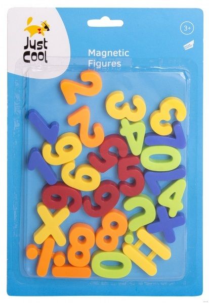 Дитяча іграшка магнітні цифри Just Cool HM1186B до магнітних дощок