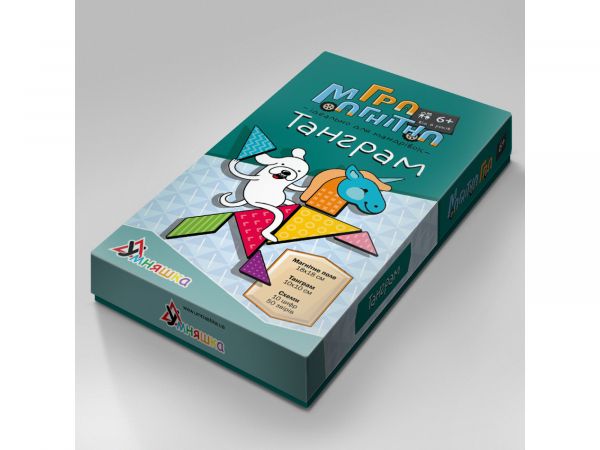Гра магнітна танграм 1487 УМНЯШКА Гра магнітна танграм 1487 УМНЯШКА