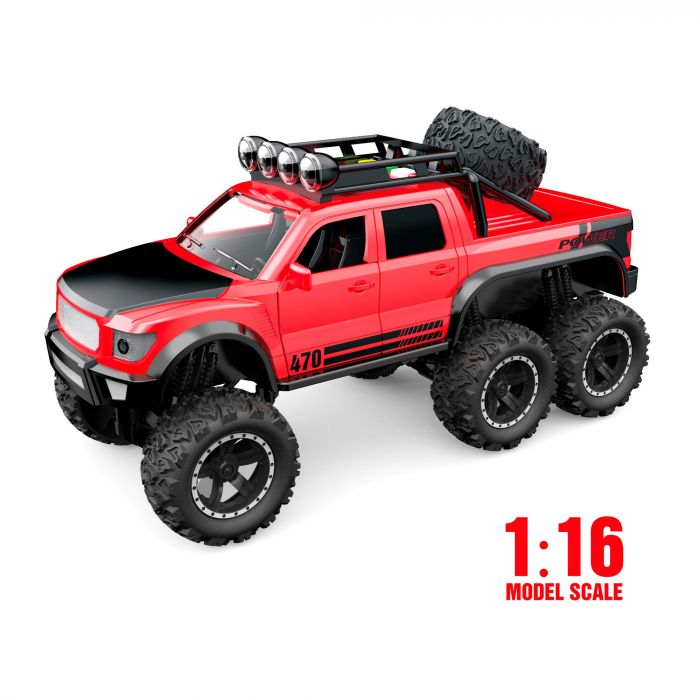 Дитяча іграшка машинка фрикційний шестиколісний джип, світло, звук WY470A WENYI