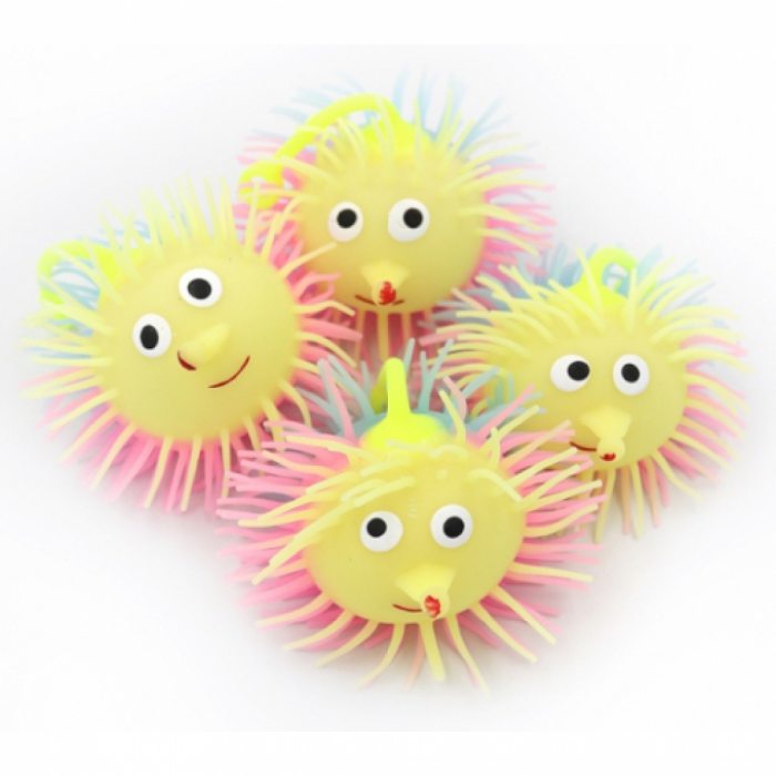 Дитяча іграшка антистрес м'якалка пухнастик що світиться (9595,4535)