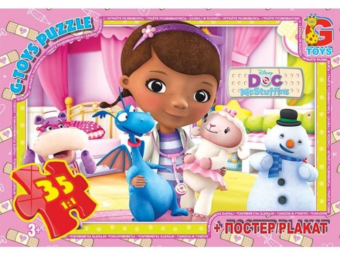 Дитяча гра пазли із серії Доктор Плюшева 35 елементів DP00647 ТМ G-Toys