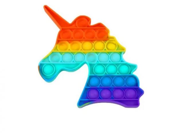Дитяча іграшка Сенсорна гра - антистрес Pop It, ЄДИНОРІГ,16*13*1,5см арт.2023