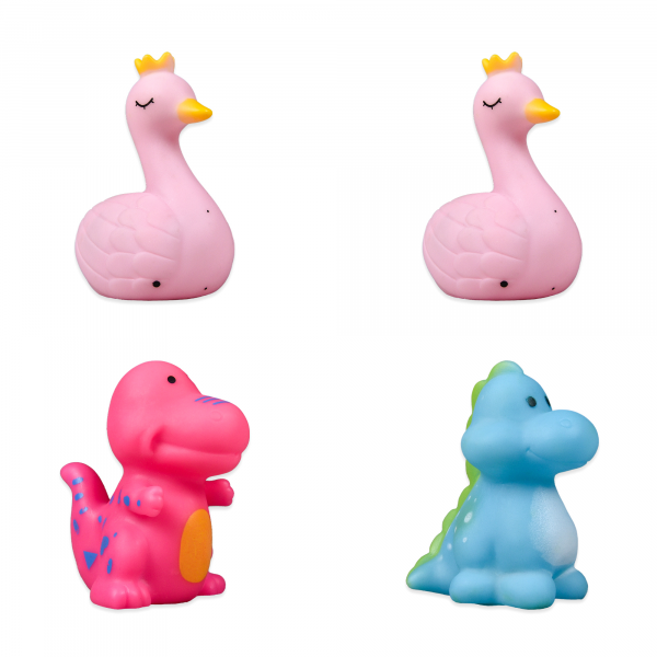 Дитяча іграшка пищалка, набір 4 шт чарівні герої (30976 Strateg ), ціна за набір