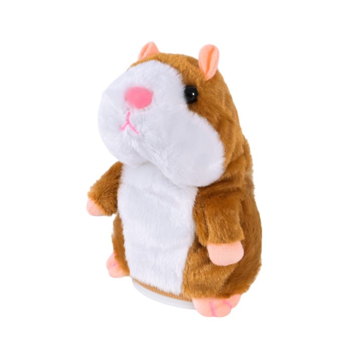 Дитяча іграшка м'яка інтерактивна хом'як повторюшка C23903 8*8*14см