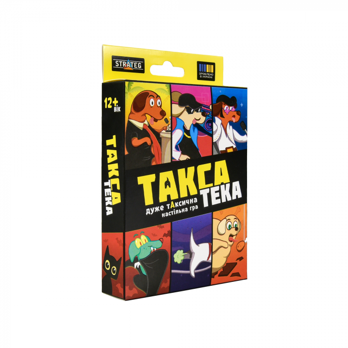 Настільна гра Strateg ТаксаТека ( Вік 12+) (30941)