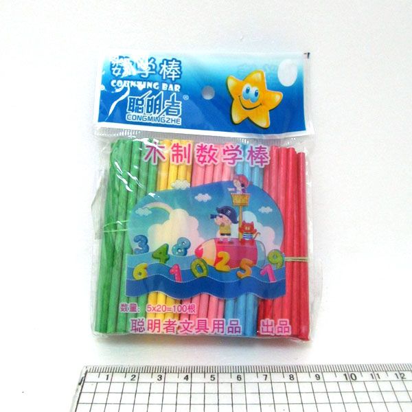 Рахункові палички Асорті 7,8см 1492  Рахункові палички Асорті 7,8см 1492