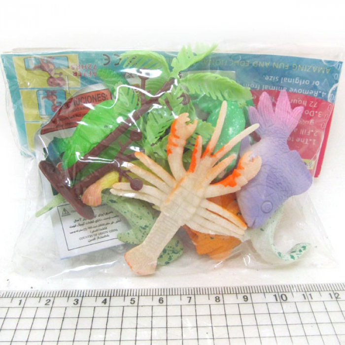 Дитяча іграшка виростайка у воді серія морські тварини, набір 8 шт (2161,4543)