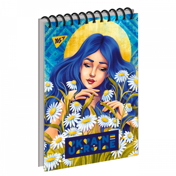 Зошит блокнот для записів YES А7/80 од.спіраль "Краса по-українськи" 151869