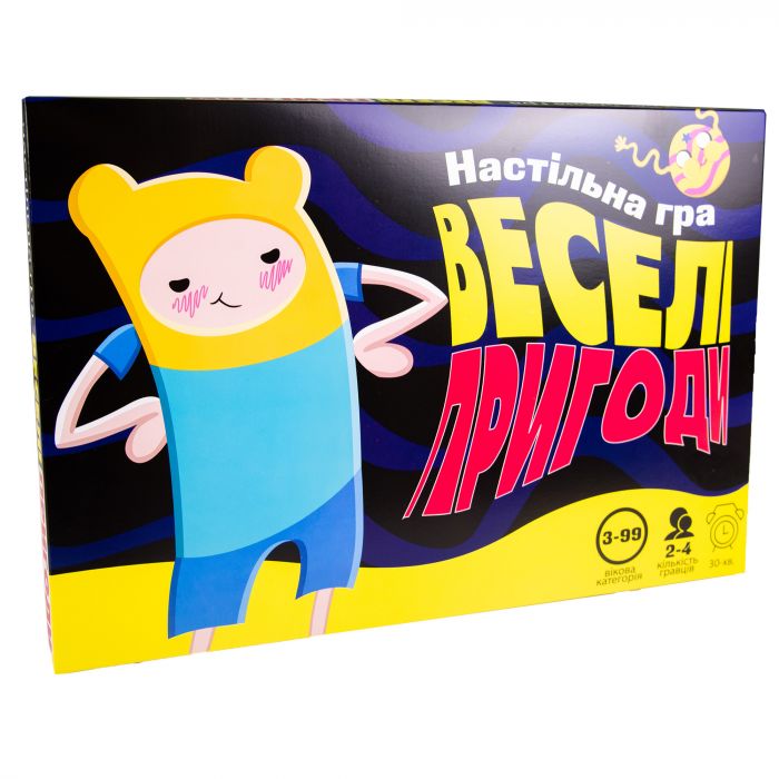 Настільна гра 30244 (укр) "Веселі пригоди", в кор-ці 37-25,5-2см
