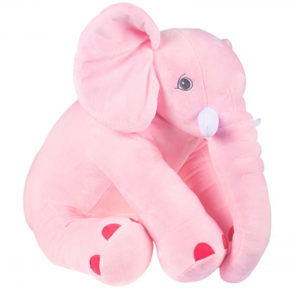 Дитяча м'яка іграшка рожевий слон розмір 48 см SLON2R FANCY