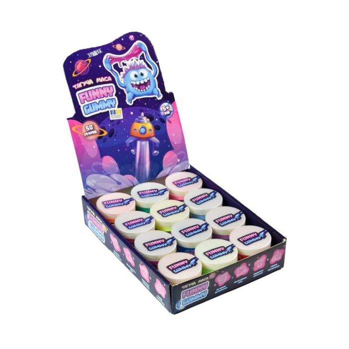 Дитяча іграшка антистрес тягуча маса Funny Gummy (Фані гамі), 30880 Strateg